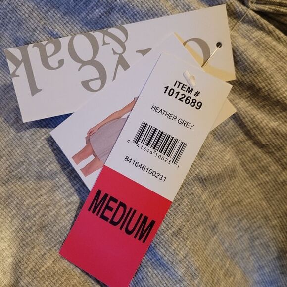 NWT Olive & Oak Casual Gray Drawstring Dress - Picture 6 of 7